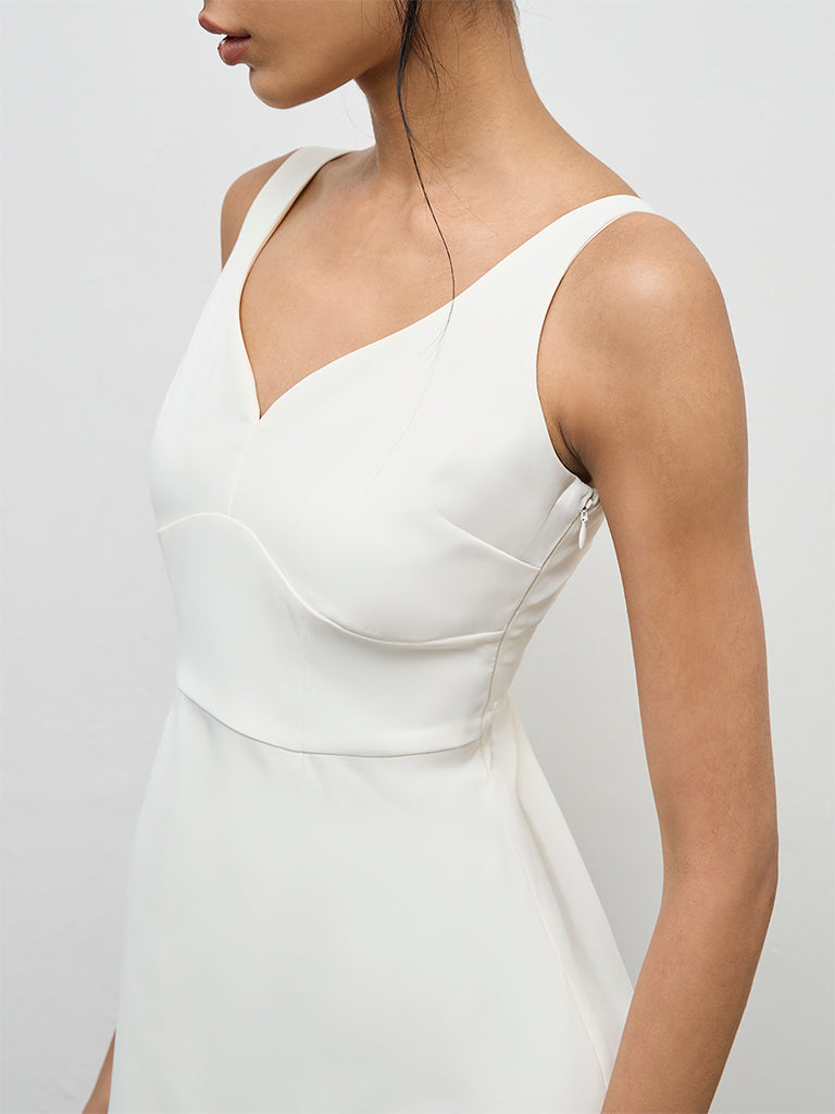 Nuon Cream A-Line Dress