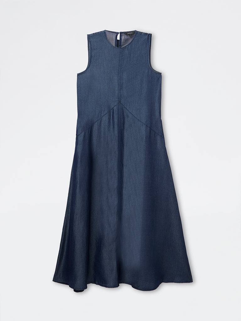 Wardrobe Indigo Denim A-Line Dress