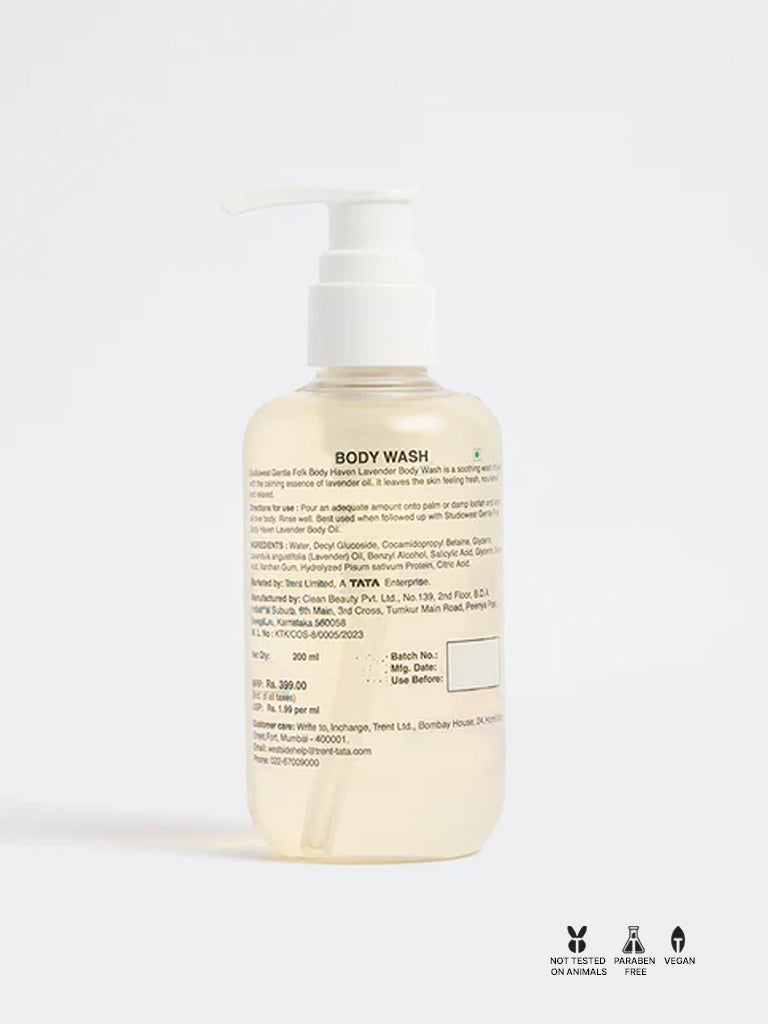 Studiowest Gentle Folk Lavender Body Wash - 200 ml