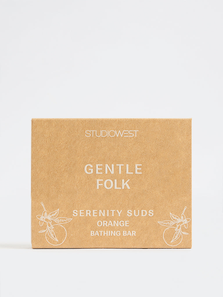 Studiowest Gentle Folk Serenity Studs Orange Bathing Bar -75 gm
