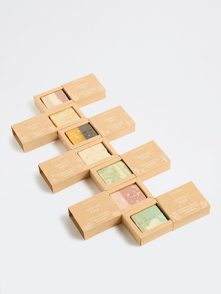 Studiowest Gentle Folk Serenity Studs Lemongrass Bathing Bar -75 gm