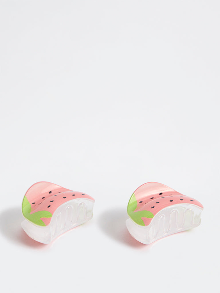 Studiowest Pink Strawberry Clips - Pack of 2