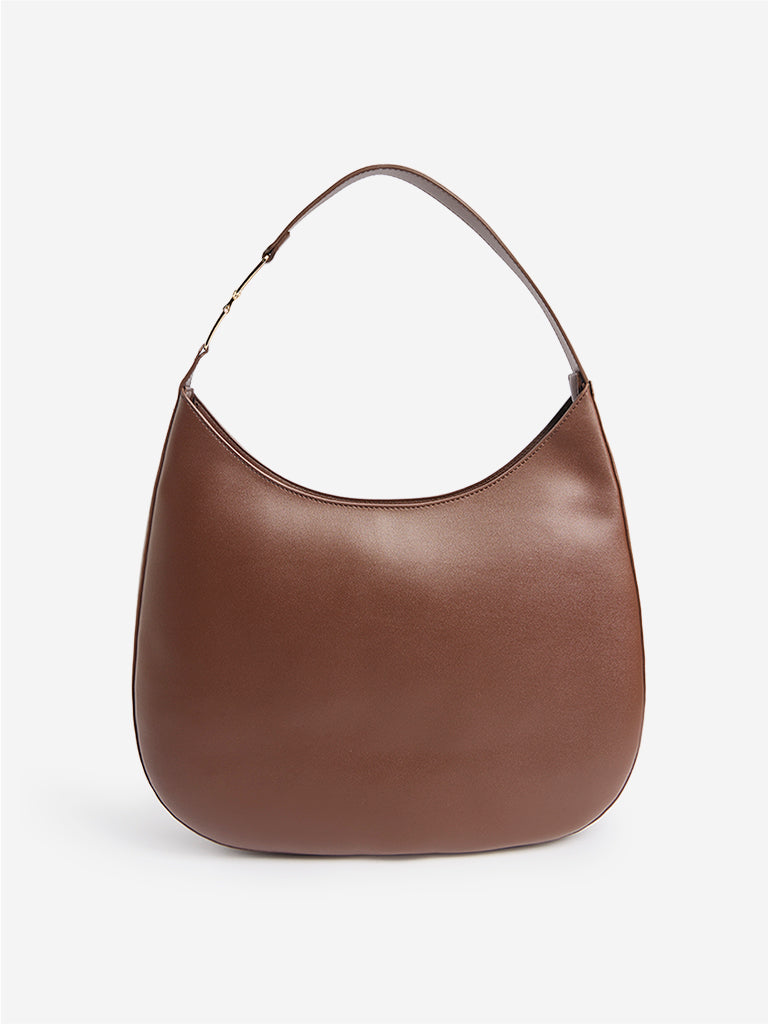 Westside Brown Hobo Shoulder Bag