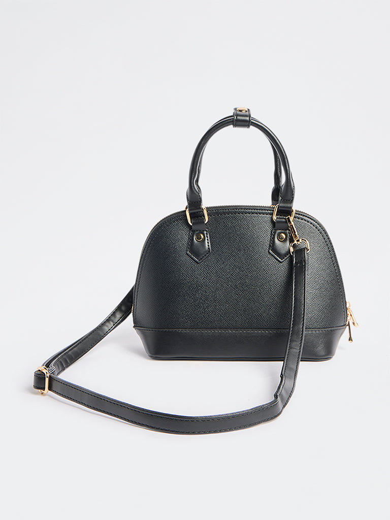 Westside Black Classic Bowling Bag with Sling Handle