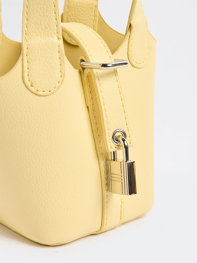 Westside Yellow Nano Bucket Bag