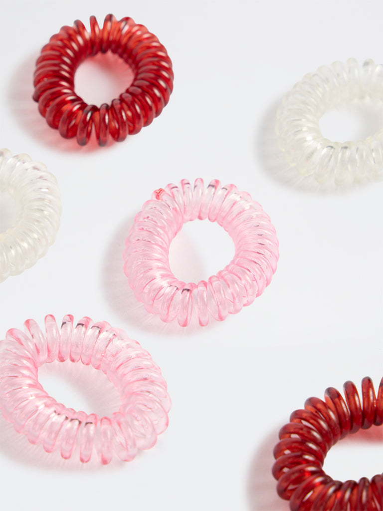 Studiowest Multicolour Hair Ties - Pack of 6