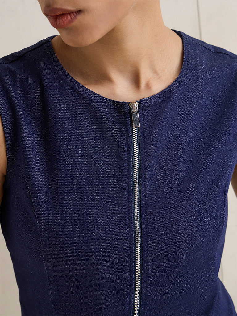 Wardrobe Indigo Denim Top