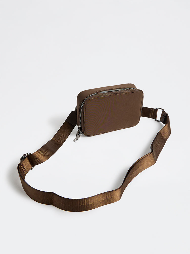 Westside Dark Brown Sling Bag