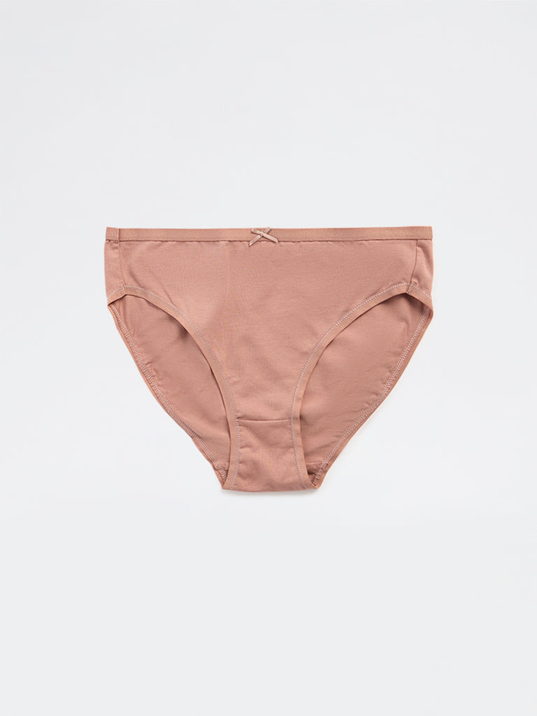 Wunderlove 3-Pack Hi-Leg Cotton-Blend Briefs