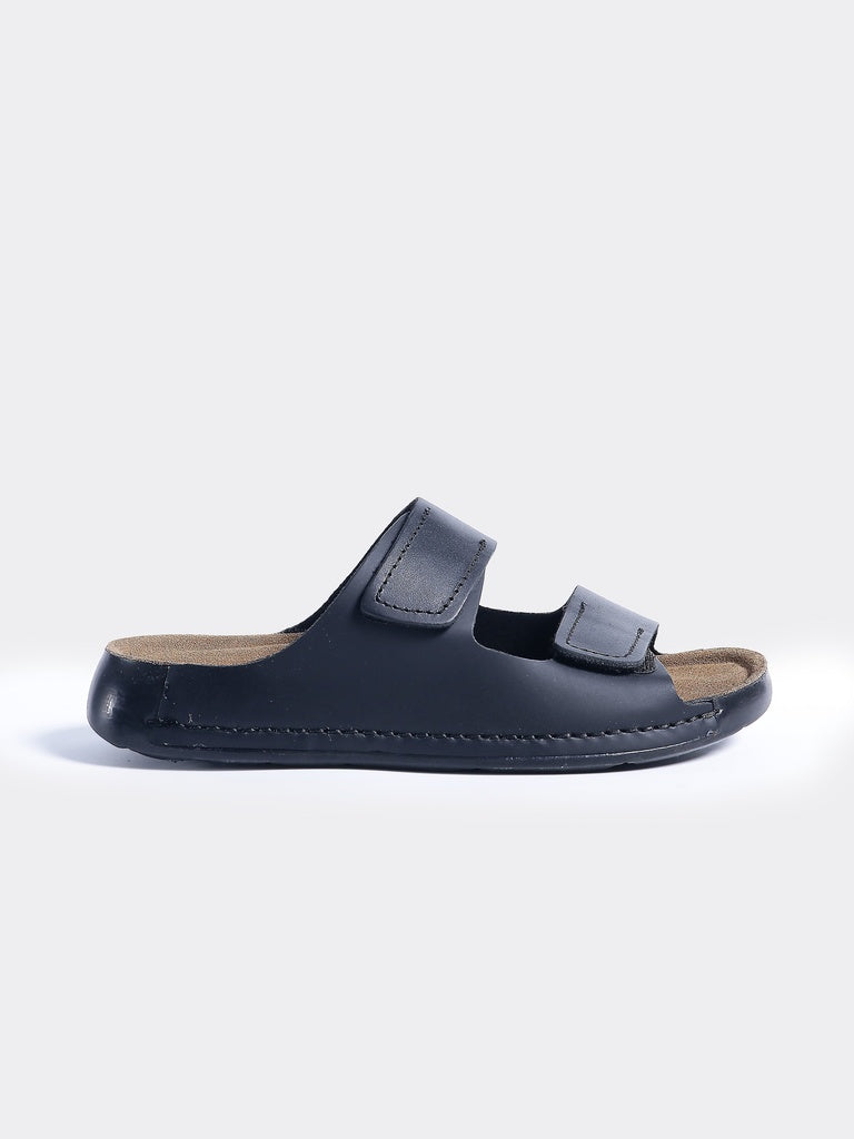 SOLEPLAY Black Comfort Sandals
