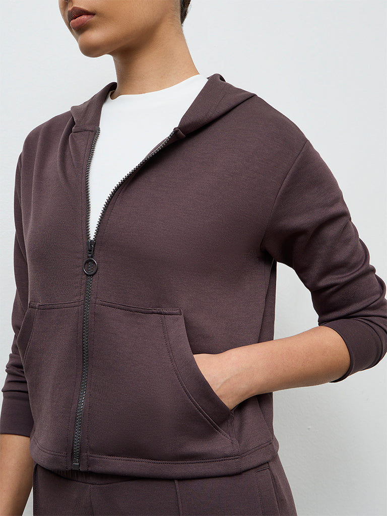 Nuoflexx Dark Brown Solid Jacket
