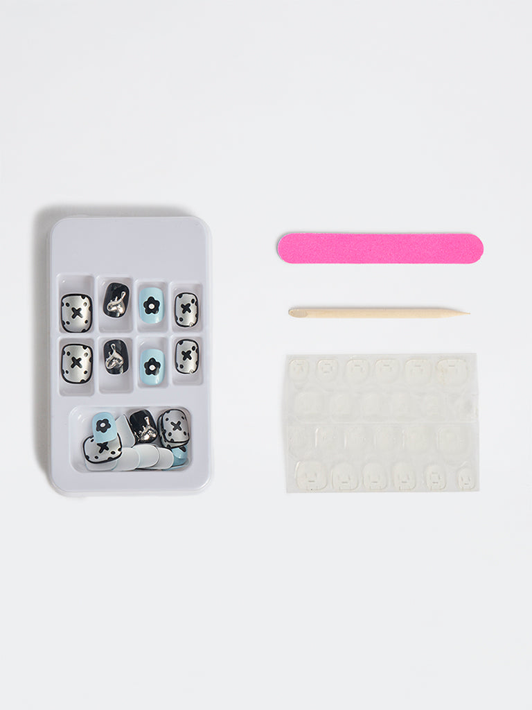 Studiowest Multicolour Punk Press-On Nail Set