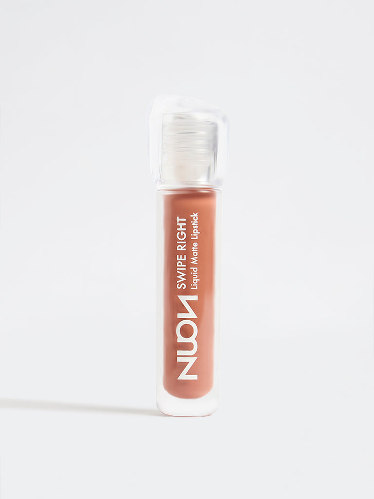 Nuon Swipe Right Latte Lace BR-01 Liquid Matte Lipstick - 4.9 ml