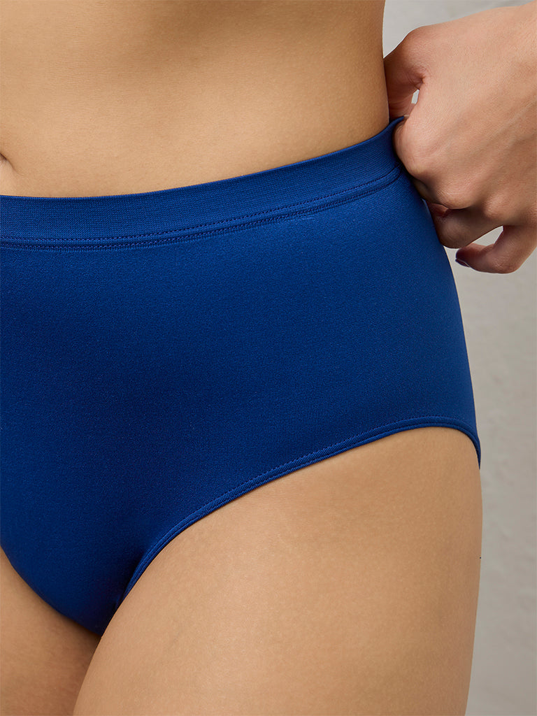 Wunderlove Blue Seamfree Full Briefs