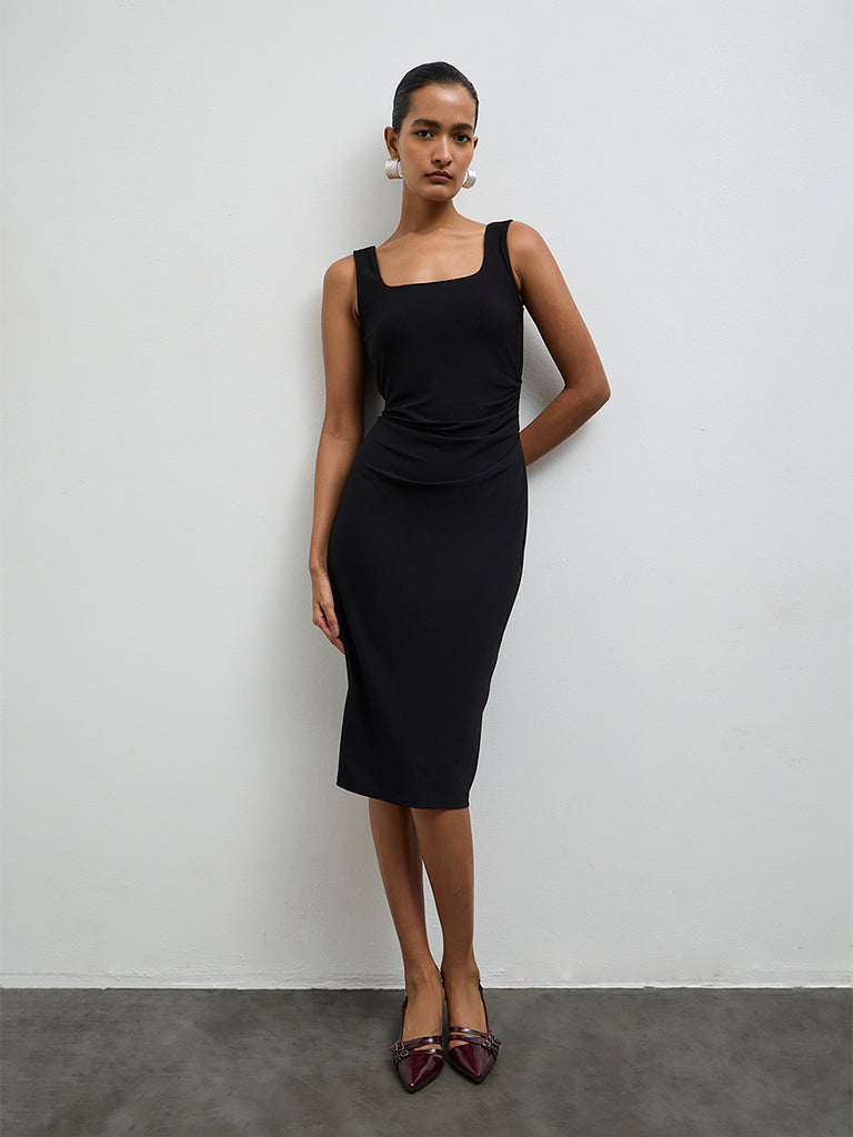 Wardrobe Black Straight Dress