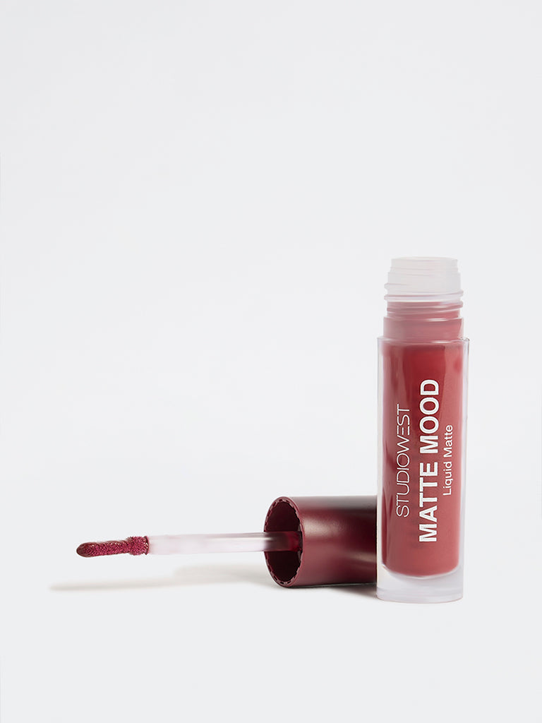 Studiowest Matte Mood Plum Liquid Lipstick - 6 ml