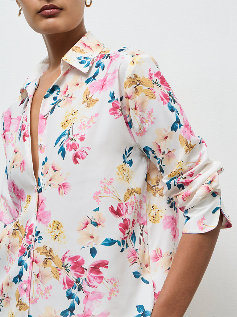 Wardrobe Multicolor Floral Printed Shirt