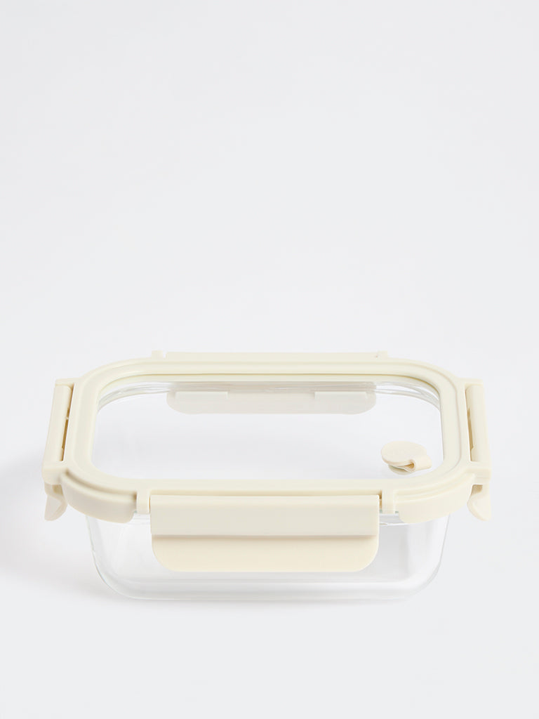 Westside Home Ivory Rectangular Lunch Box