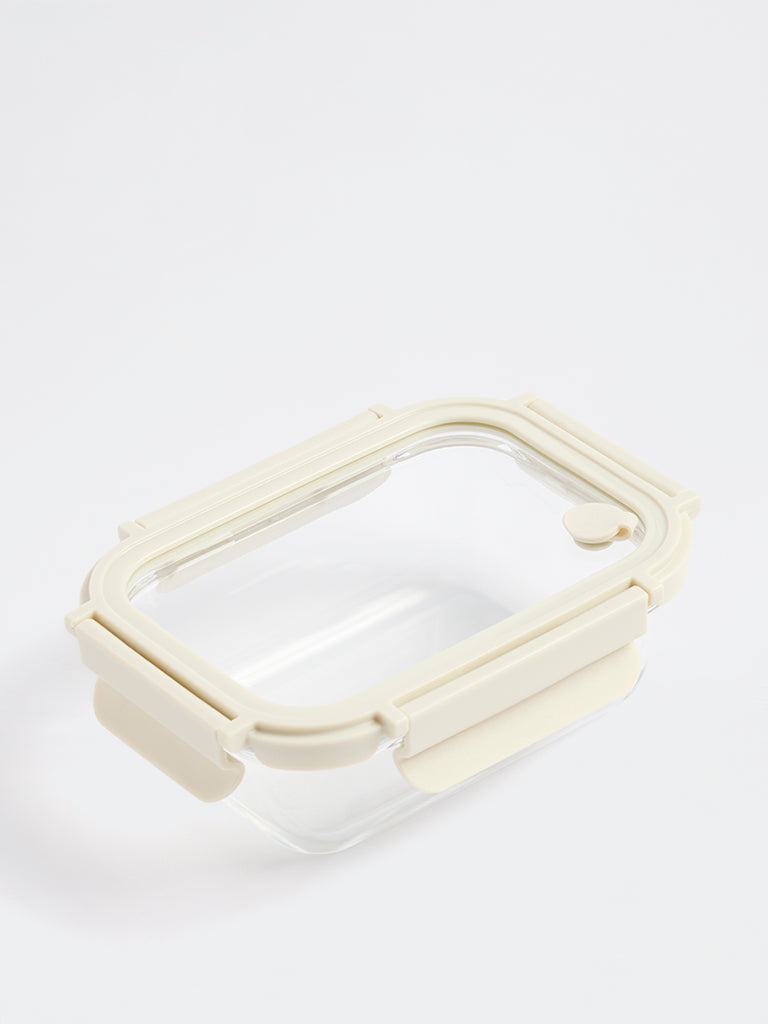 Westside Home Ivory Rectangular Lunch Box