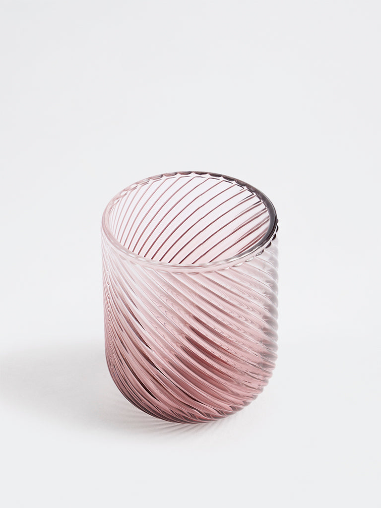Westside Home Pink Ombre-Finish Water Glass