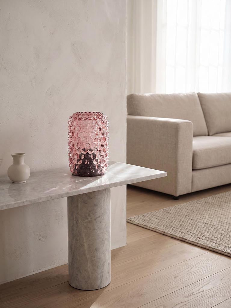 Westside Home Rose Glass Bubble Light
