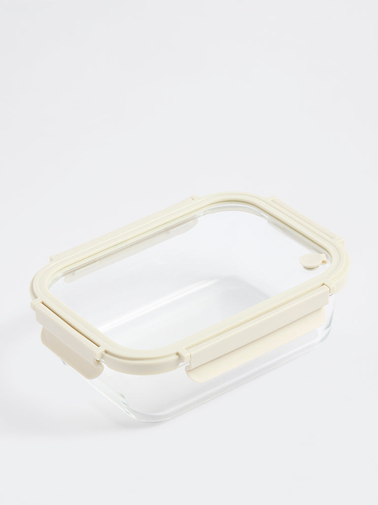 Westside Home Ivory Rectangular Lunch Box