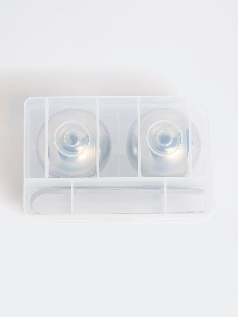 Westside Home Silver Ice Cube Set with Tong
