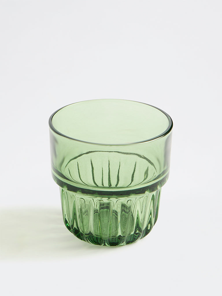 Westside Home Green Stackable Water Glass