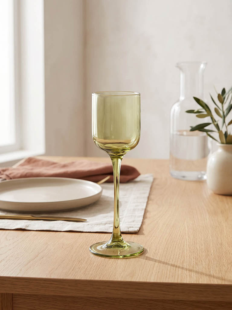 Westside Home Green Shot Glass