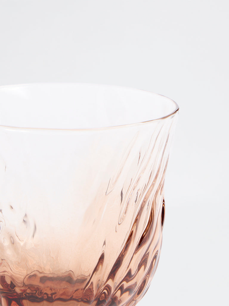 Westside Home Brown Textured Ombre Water Glass