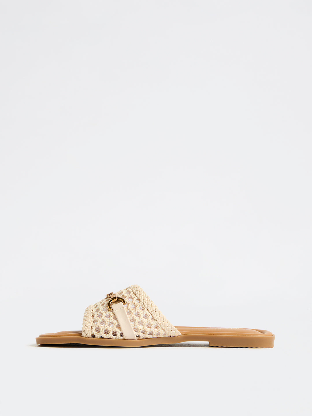 LUNA BLU Off-White Slides