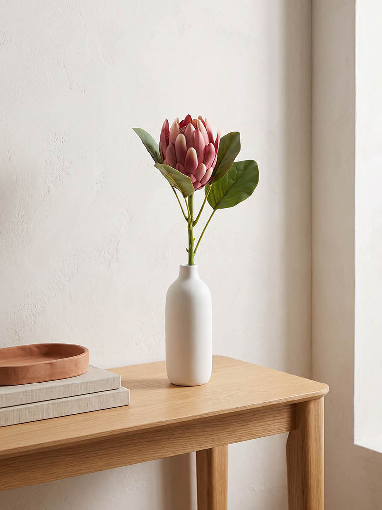 Westside Home Dusty Pink Protea Artificial Flower