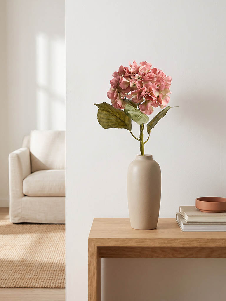 Westside Home Pink Hydrangea Artificial Flower