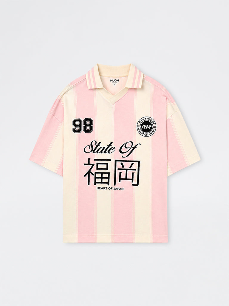 Nuon Pink Printed Relaxed-Fit T-Shirt