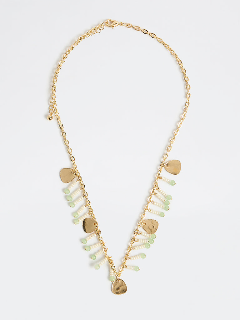 Westside Accessories Gold Boho Charm Necklace