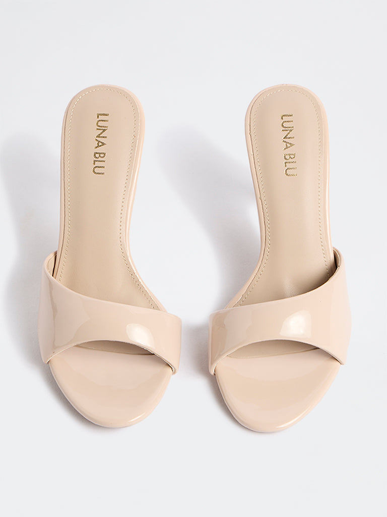 LUNA BLU Ivory Heel Sandals