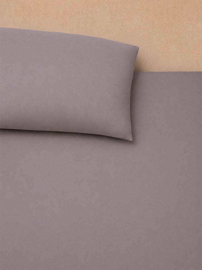 Westside Home Charcoal Solid King Bed Sheet Set