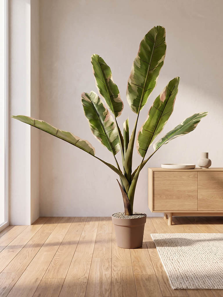 Westside Home Green Artificial Banana Plant