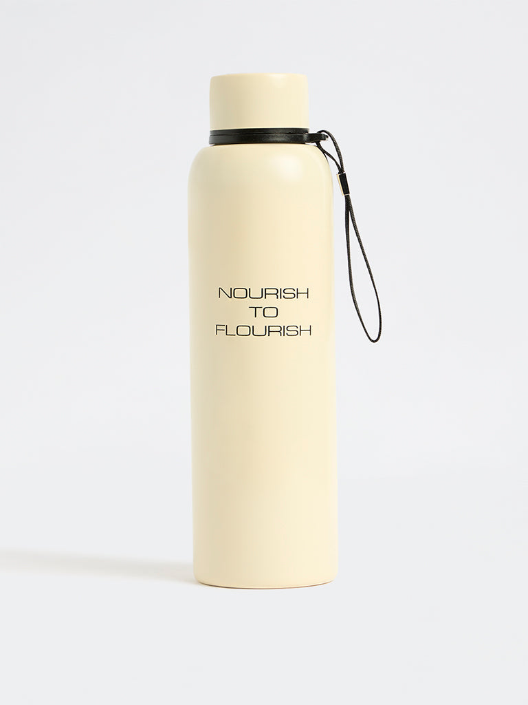 Westside Home Ivory Text Design Water Bottle - 850ml