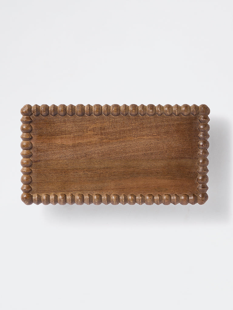 Westside Home Brown Wooden Riser