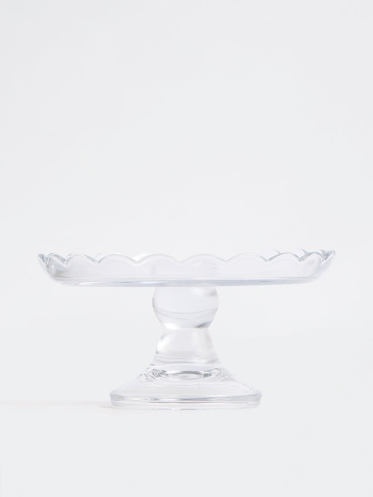 Westside Home Clear Glass Cake Stand