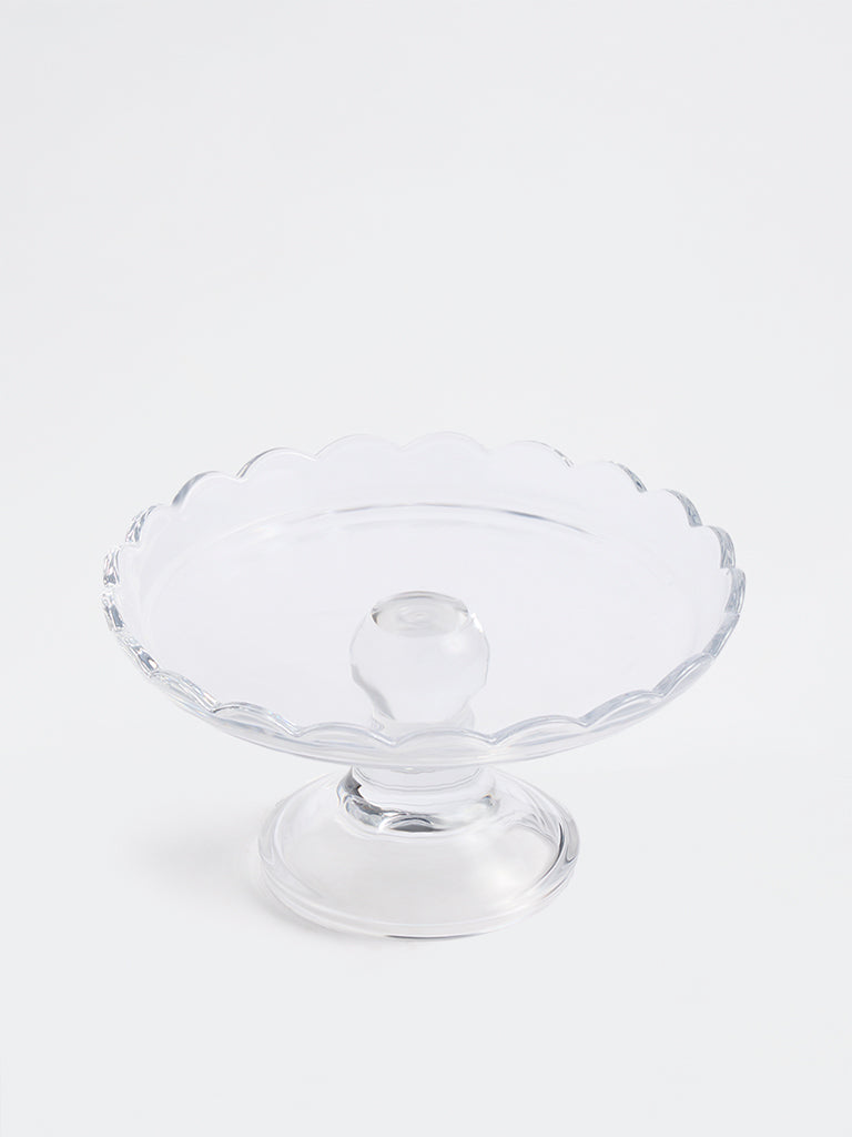 Westside Home Clear Glass Cake Stand