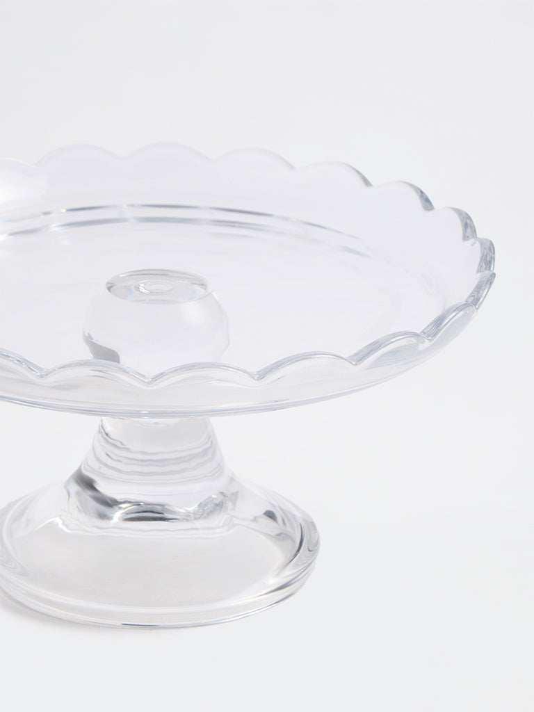 Westside Home Clear Glass Cake Stand