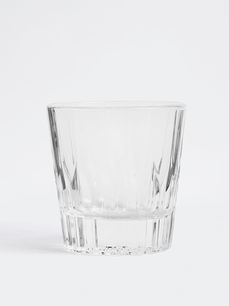Westside Home Clear Faceted Whiskey Glass