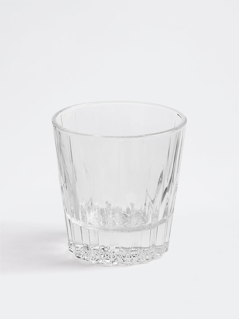 Westside Home Clear Faceted Whiskey Glass