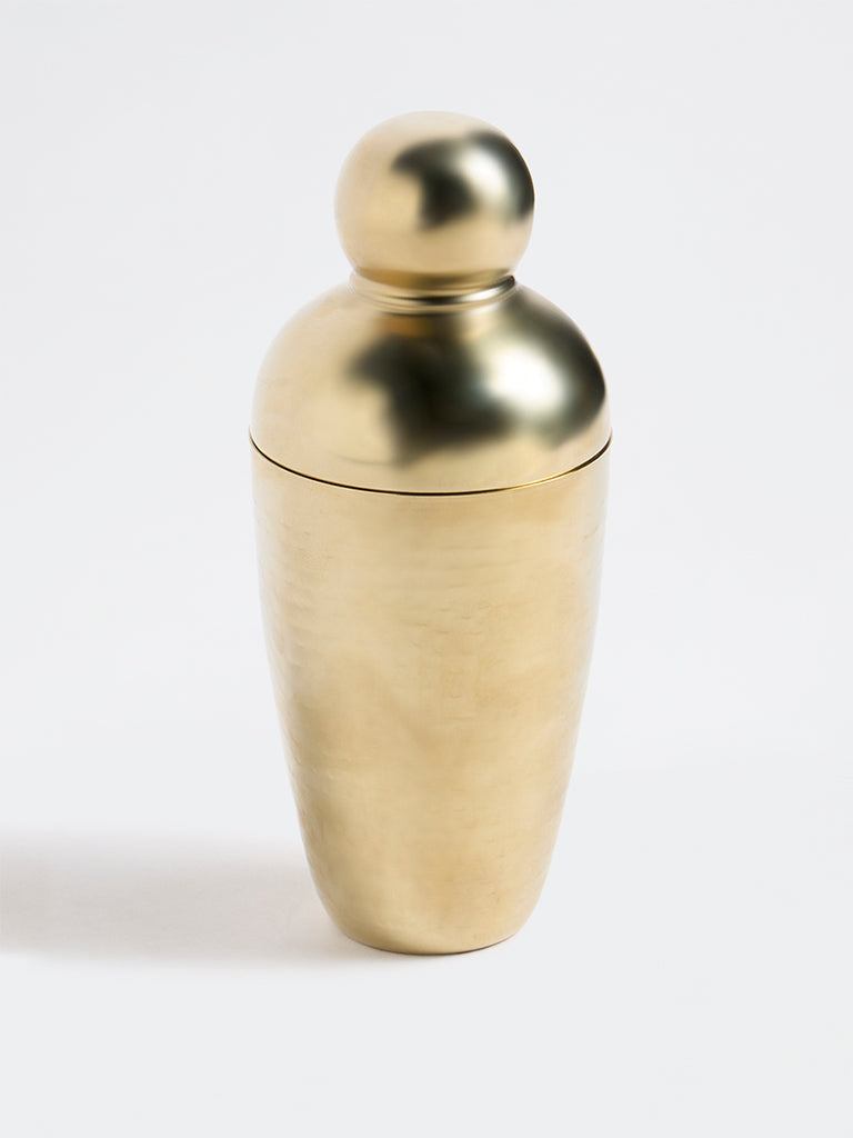 Westside Home Gold Textured Cocktail Shaker