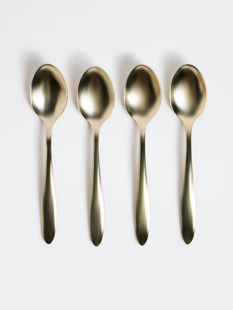 Westside Home Gold Stainless Steel Teaspoons - Set of 4
