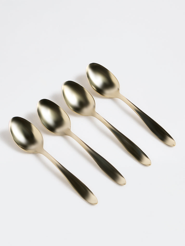 Westside Home Gold Stainless Steel Teaspoons - Set of 4