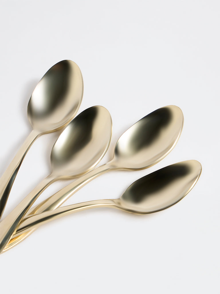 Westside Home Gold Stainless Steel Teaspoons - Set of 4