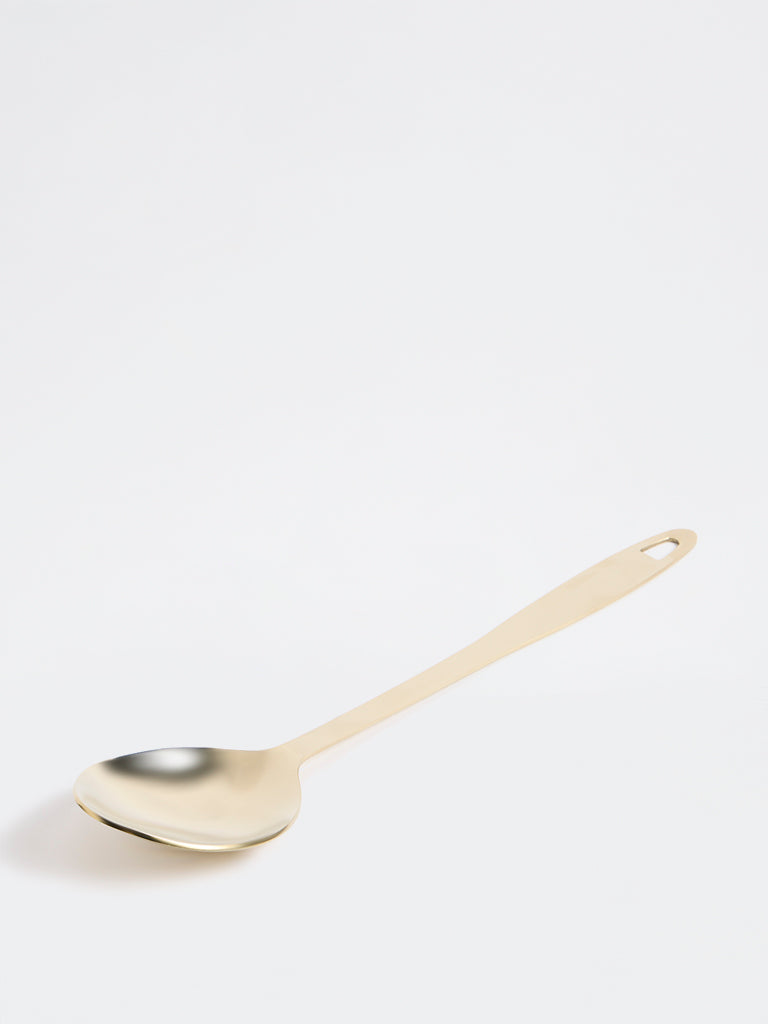 Westside Home Gold Flat Handle Serving Spoon